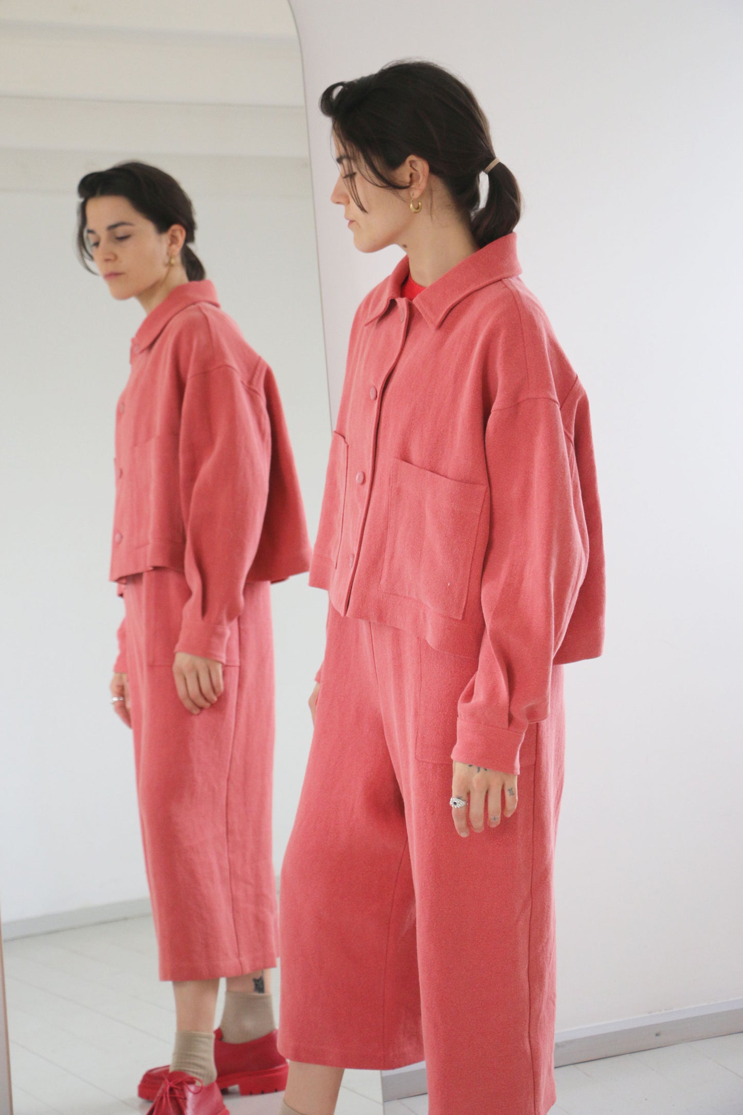 CHAQUETA OMI LINO SANDIA