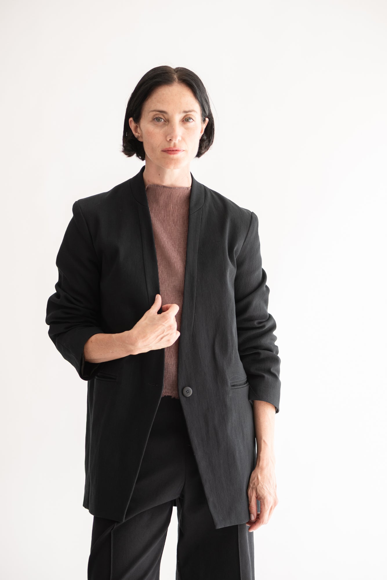 BLAZER LISA ALGODON NEGRO