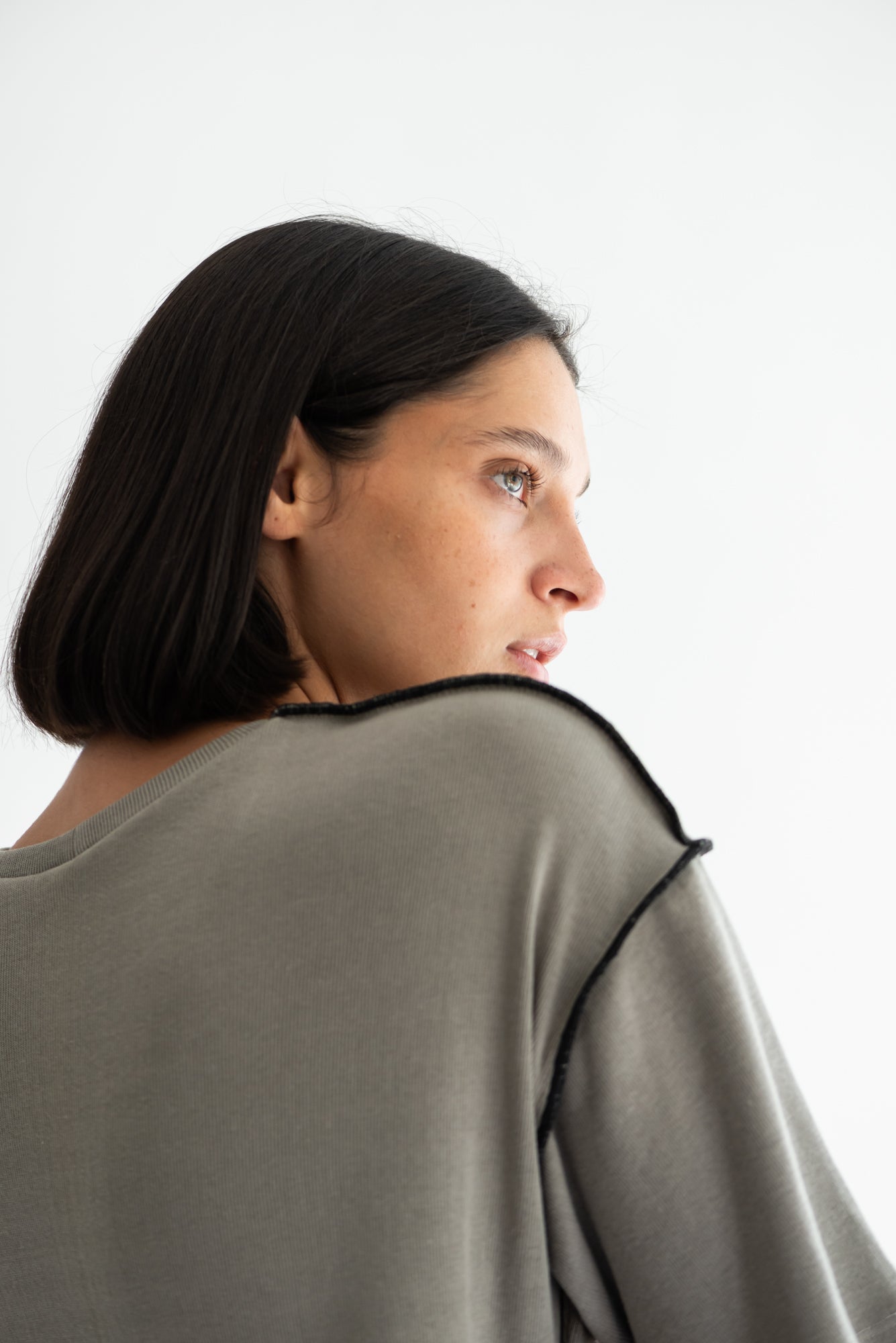 POLERA MAXI PUÑO SALVIA