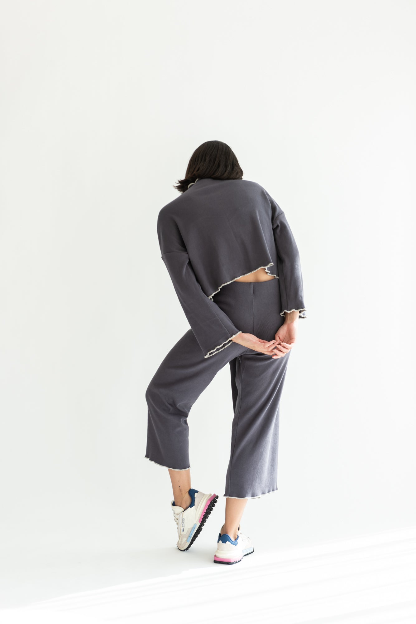 PANTALON RUZ PUÑO AZUL PIEDRA