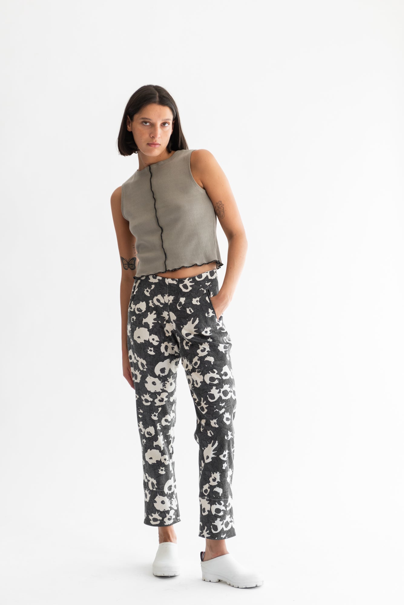 PANTALON LISA MESCLILLA ESTAMPADA