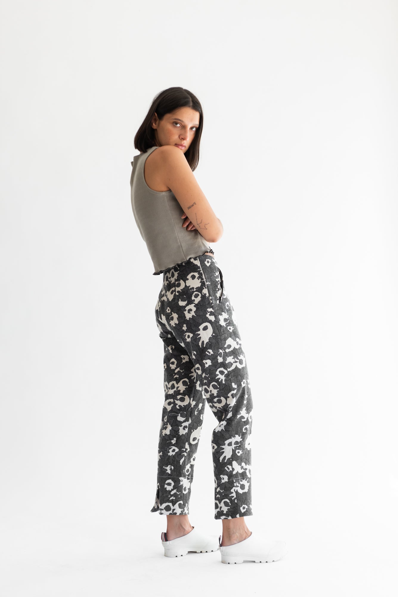 PANTALON LISA MESCLILLA ESTAMPADA