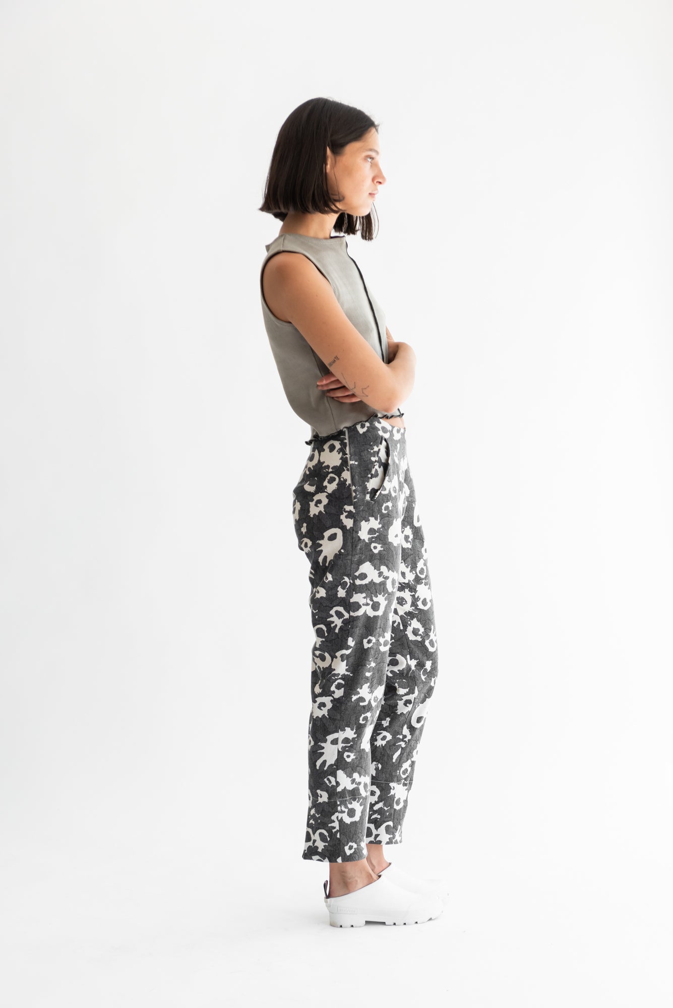 PANTALON LISA MESCLILLA ESTAMPADA