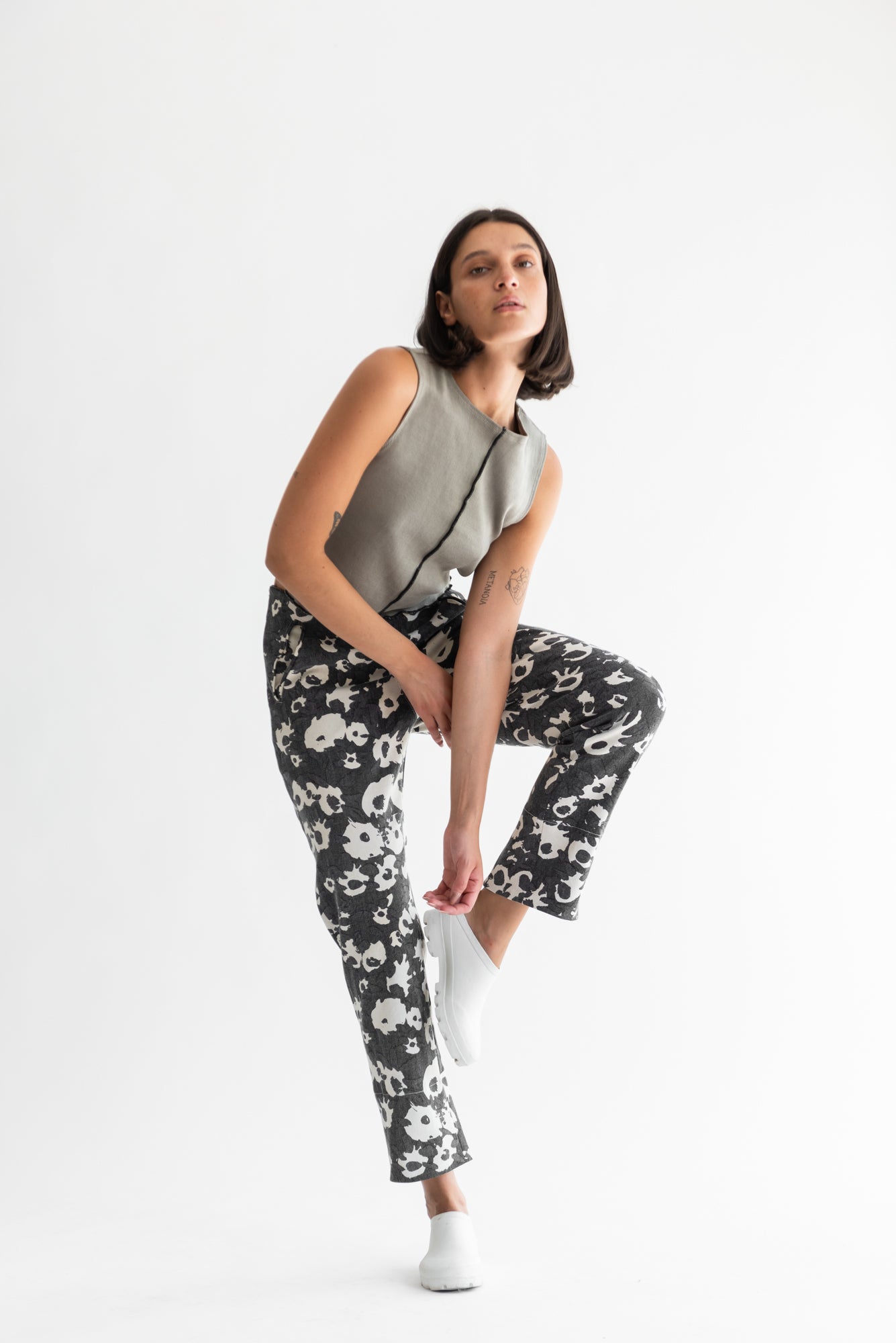 PANTALON LISA MESCLILLA ESTAMPADA