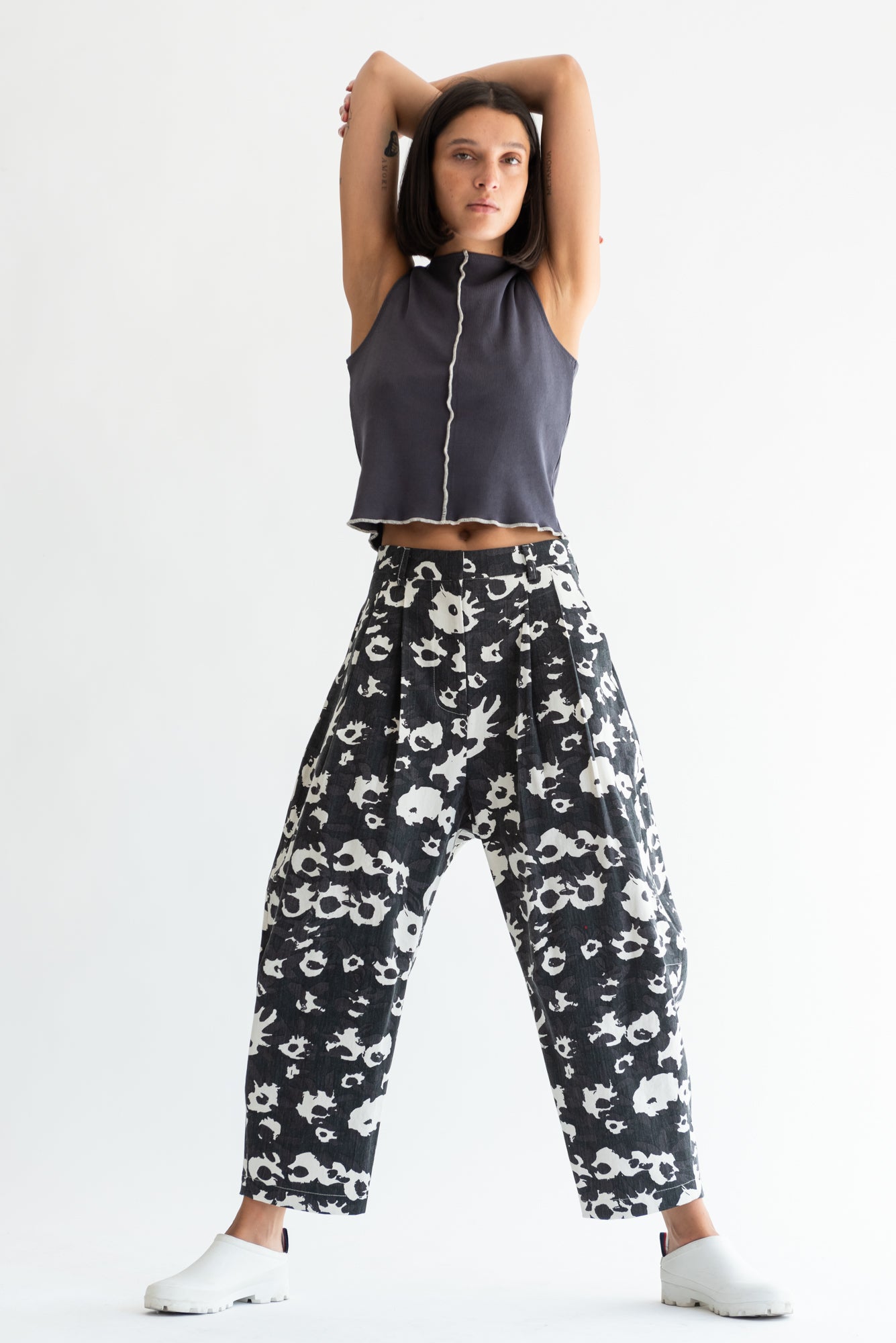 PANTALON ROMBO ALGODON ESTAMPADO