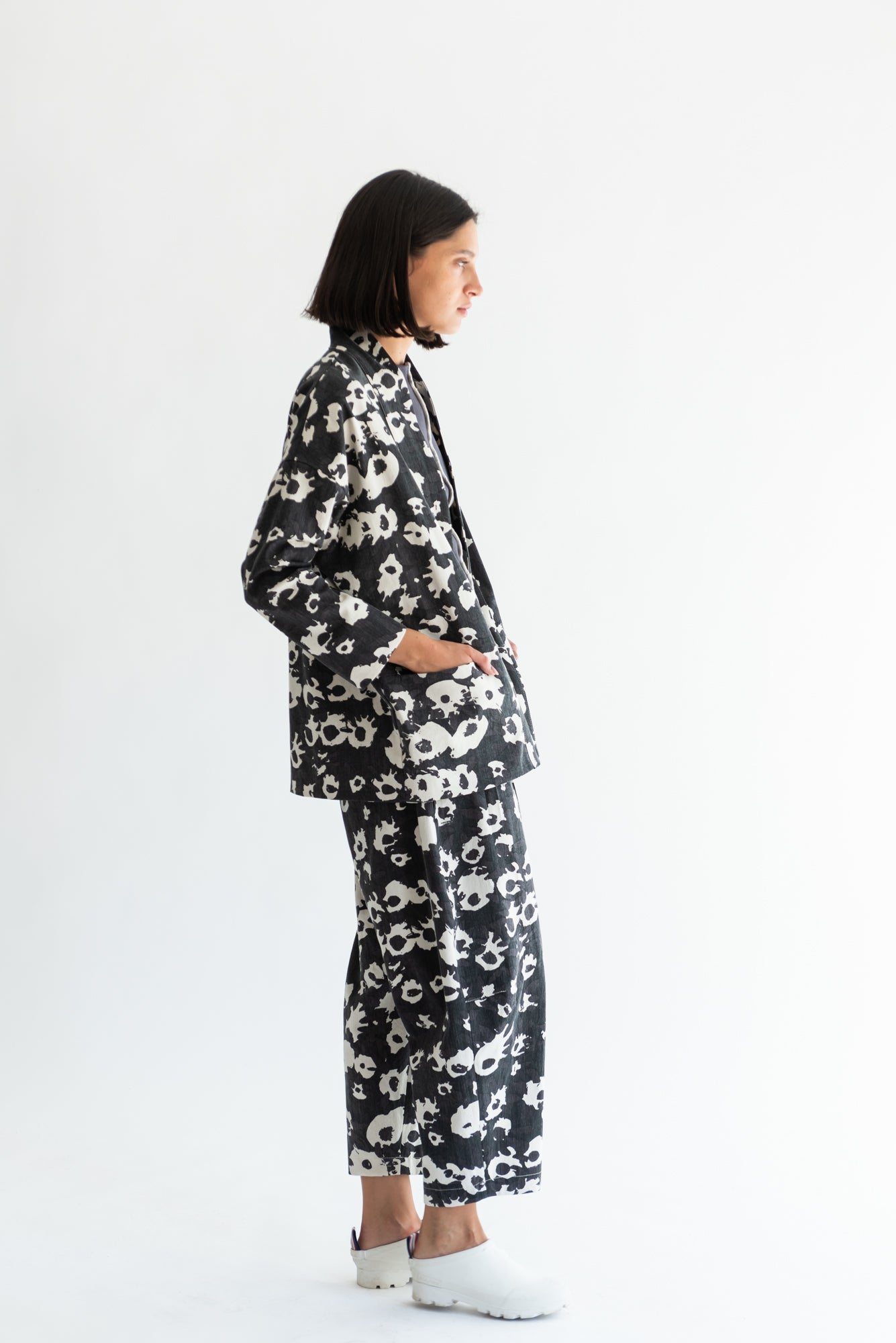 CHAQUETA KIMONO ALGODON ESTAMPADO