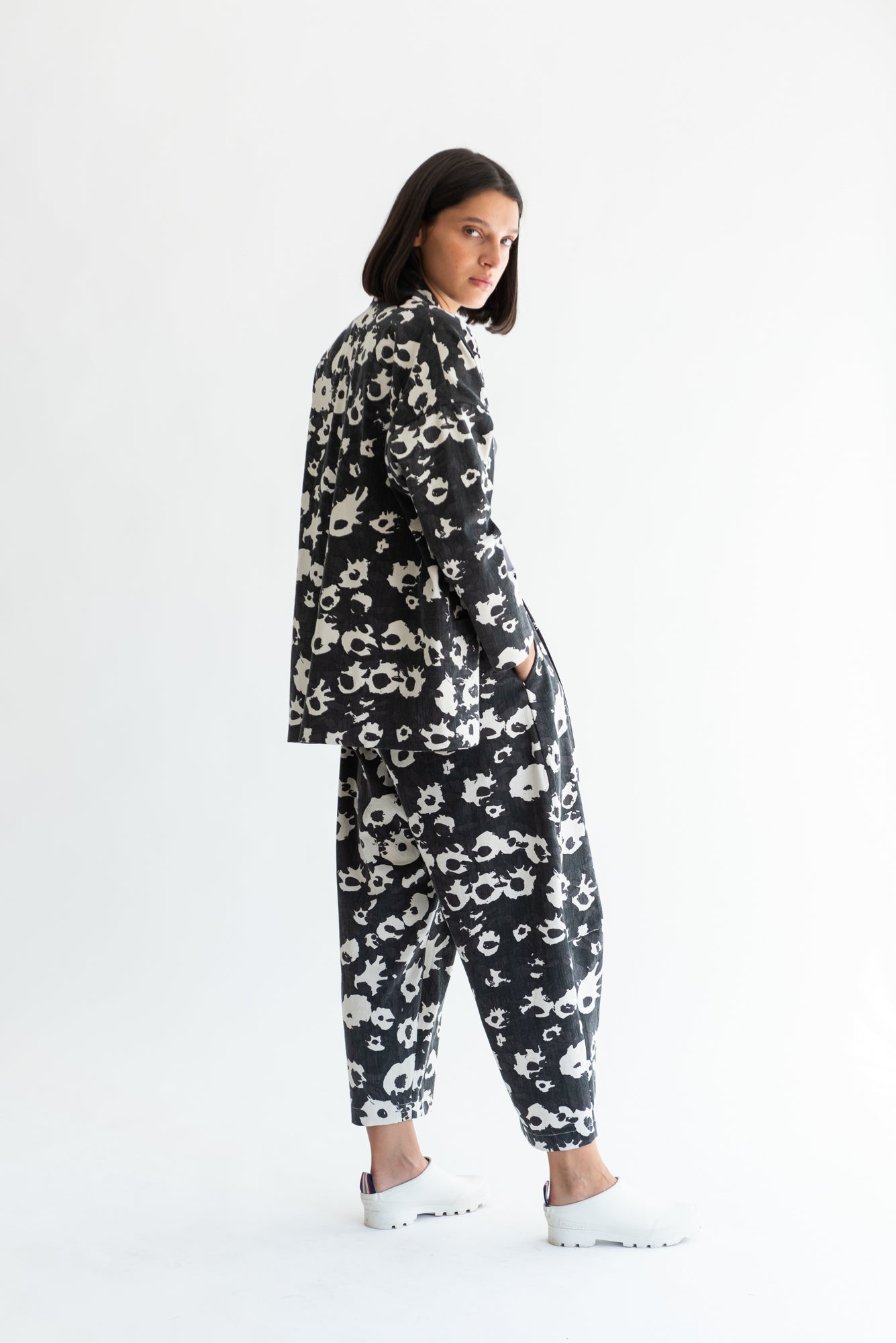 CHAQUETA KIMONO ALGODON ESTAMPADO