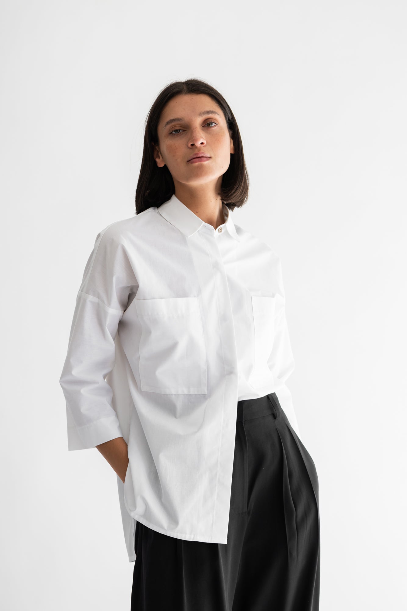 CAMISA UMA ALGODON BLANCO