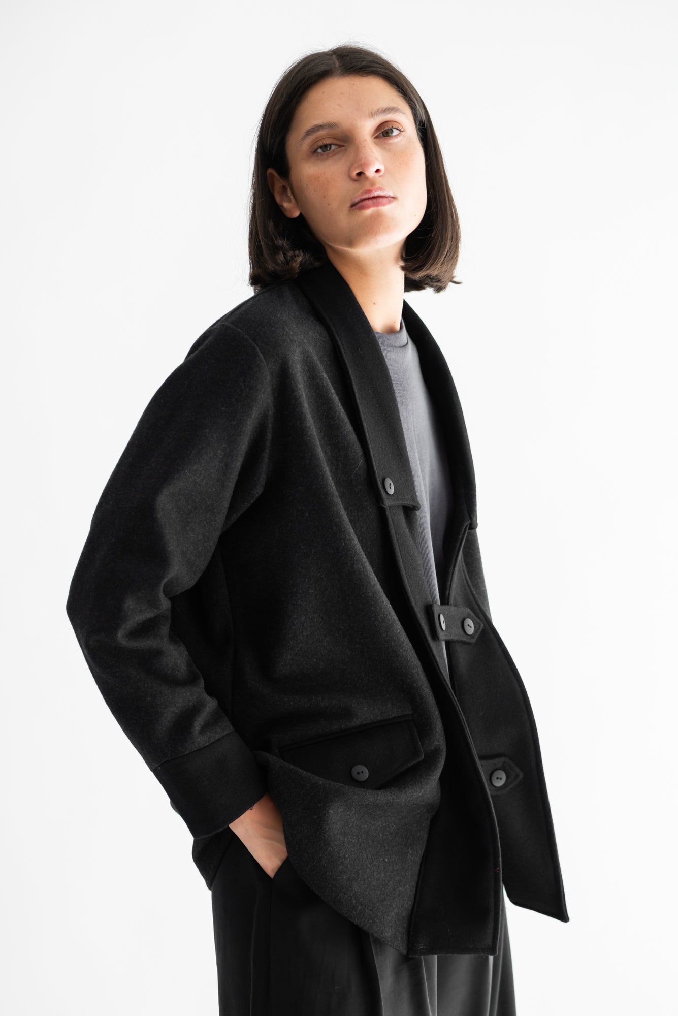 CHAQUETA JAPÓN GRIS MARENGO