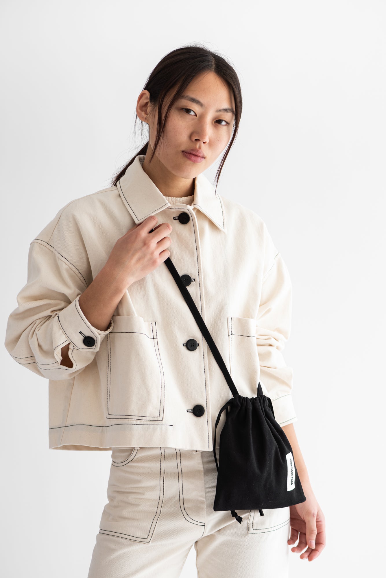 CHAQUETA OMI MESCLILLA CRUDO