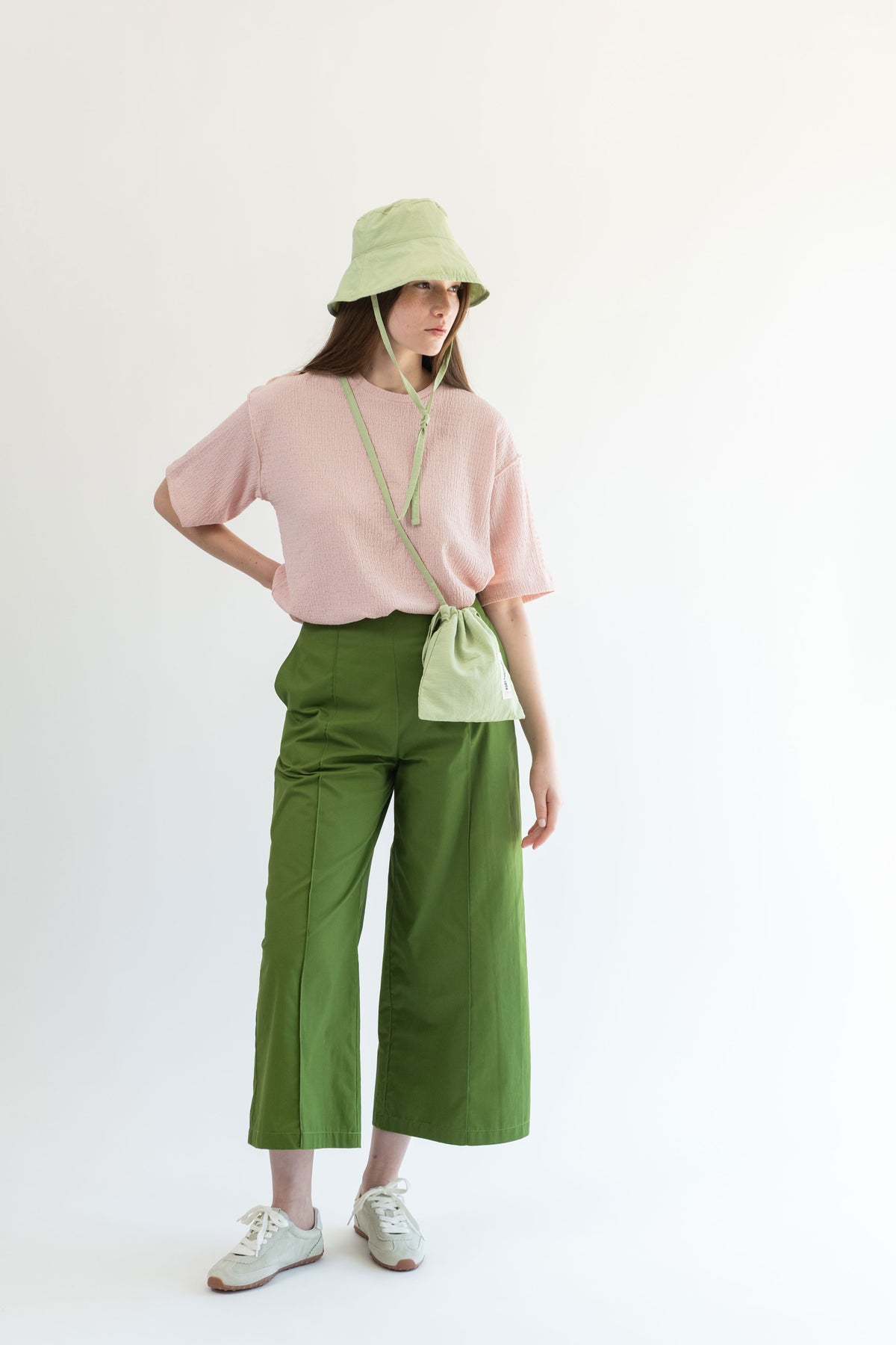 PANTALON VERA ALGODON VERDE