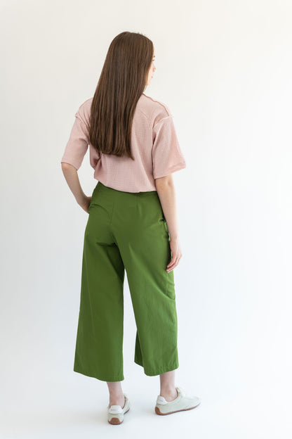 PANTALON VERA ALGODON VERDE
