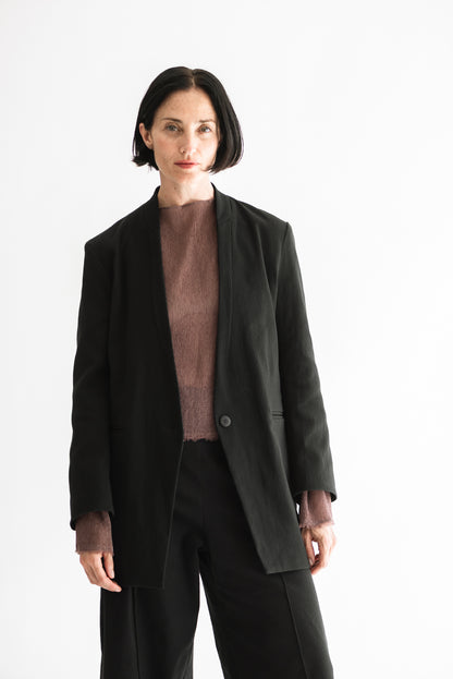 BLAZER LISA ALGODON NEGRO