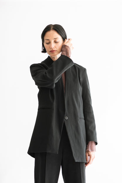 BLAZER LISA ALGODON NEGRO