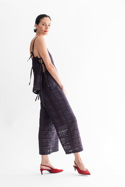 PANTALON VERA GASA BERENJENA