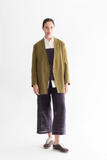 BLAZER LISA GABARDINA OLIVA