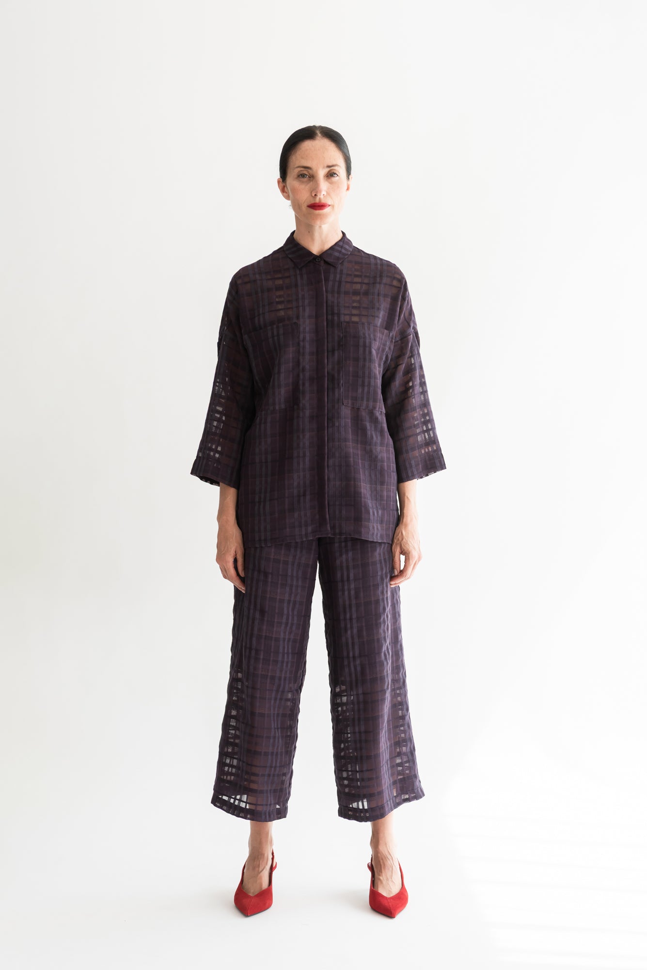 PANTALON VERA GASA BERENJENA