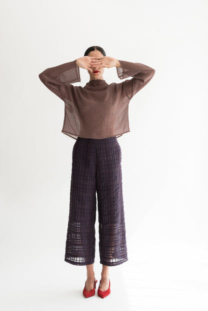 PANTALON VERA GASA BERENJENA