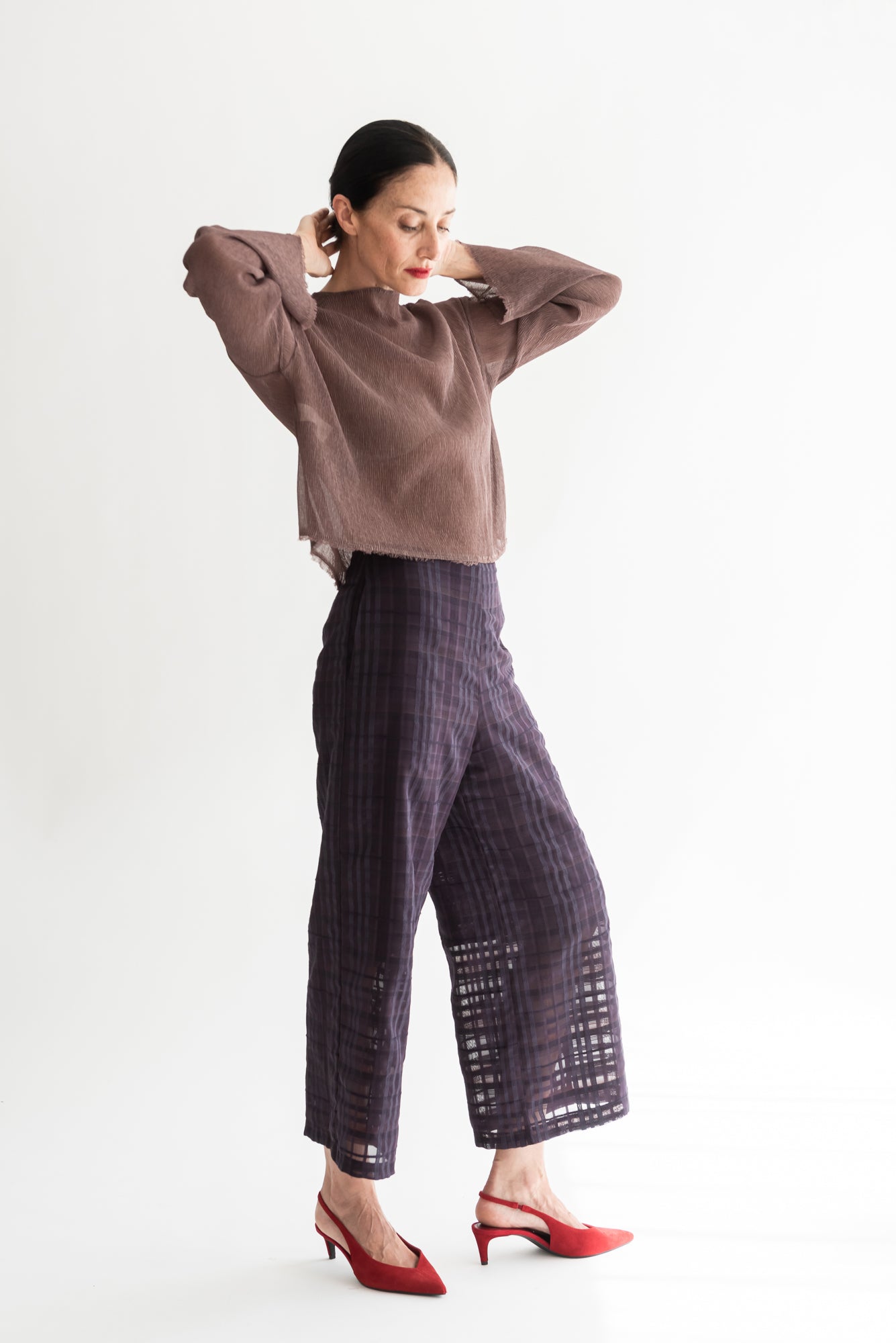 PANTALON VERA GASA BERENJENA
