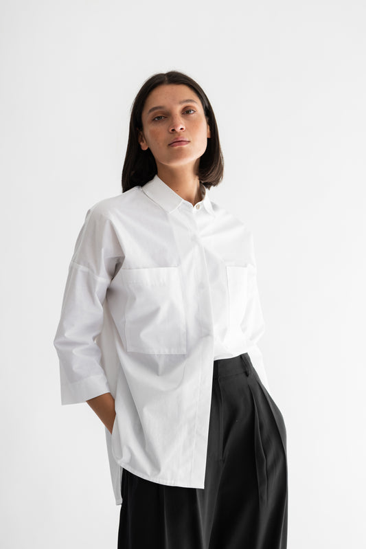 CAMISA UMA ALGODON BLANCO