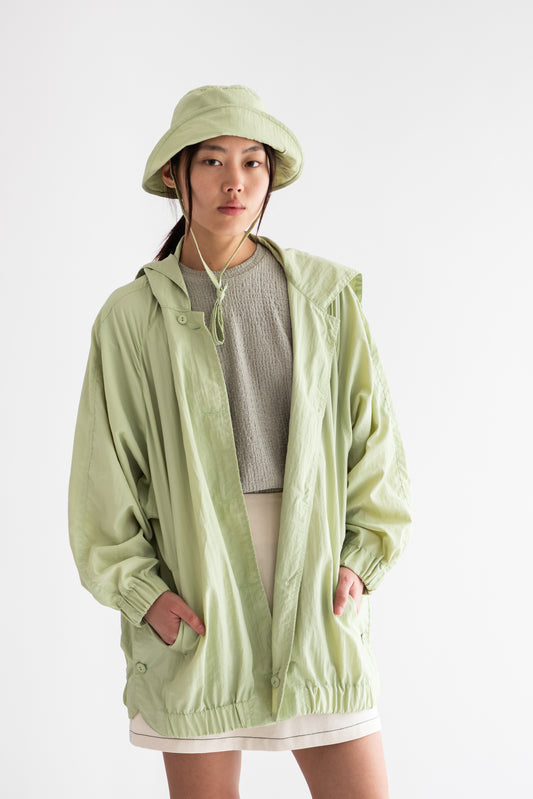 CORTAVIENTO VERDE MATCHA