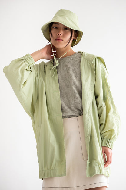 CORTAVIENTO VERDE MATCHA