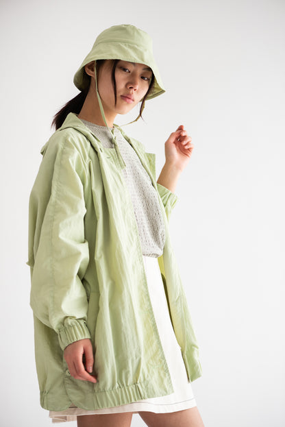 CORTAVIENTO VERDE MATCHA