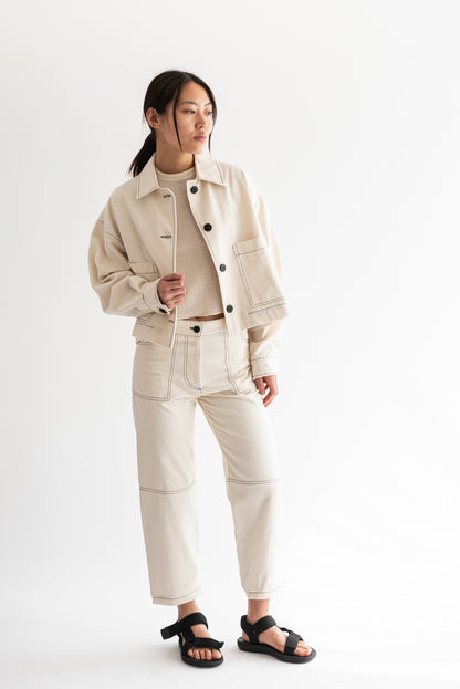 CHAQUETA OMI MESCLILLA CRUDO